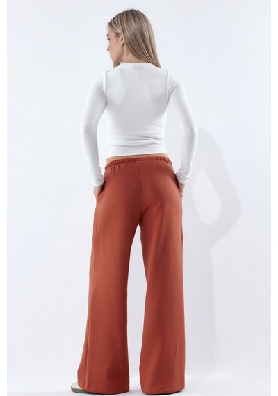 Hiccup Geniş Jogger Pantolon Kırmızı