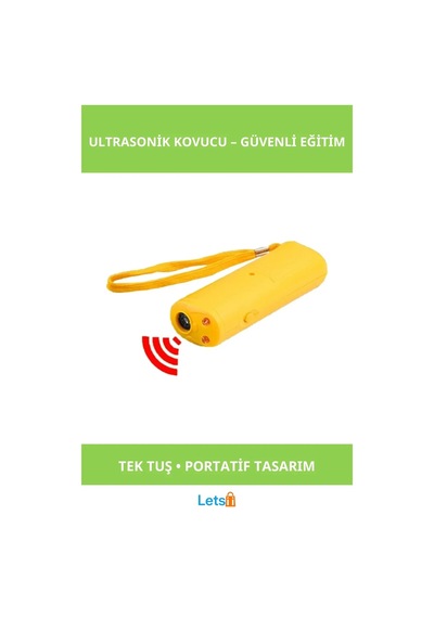 Ultrasonik Köpek Kovucu Eğitici Taşınabilir Ve Ergonomik