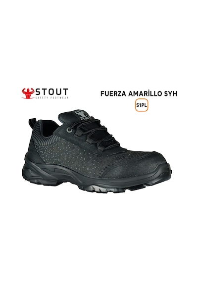 Stout İş Ayakkabısı Kompozit Burunlu Dd 52 Fuerza Amarillo S1p Syh - 38 Siyah