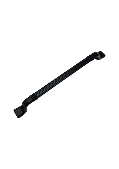 Havai Çizgili Siyah Metal Dolap Kulpu Mobilya Ve Mutfak Dolap Kulpu Siyah 160mm 4 Adet Siyah