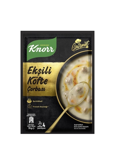 Knorr Ekşili Köfte Çorba 79 G - Pratik Ve Lezzetli Hazır Çorba 8'li Avantaj Paketi - 8 Adet Tarı
