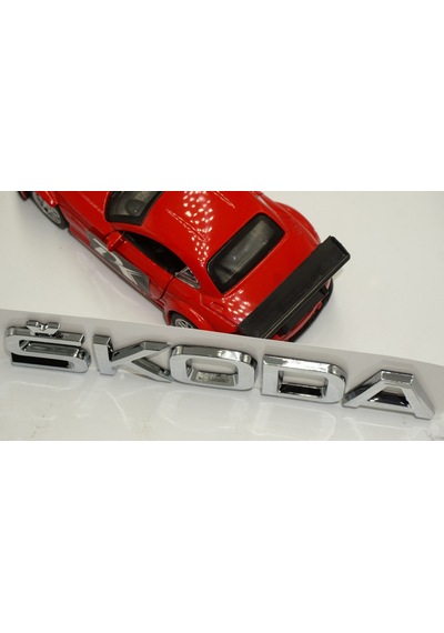 Skoda Bagaj Krom ABS 3M 3D Yazı Logo Amblem