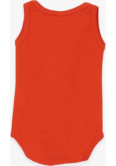 Breeze Kız Bebek Çıtçıtlı Body Turuncu (9 Ay-3 Yaş)
