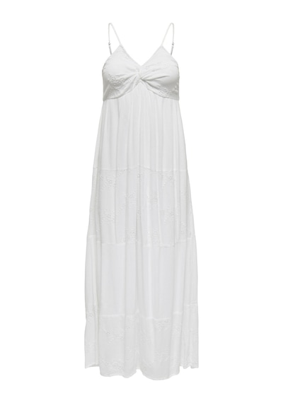 Only Onlchıara S/l Broderıe Dr Beyaz Kadın Elbise Beyaz