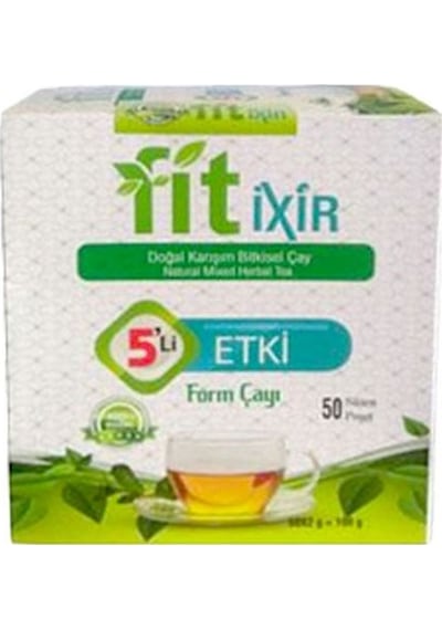 Fit İxir Bitkisel Karışımlı Form Çayı Süzen Poşet 2 x 50'li Fit İxir Bitkisel Karışımlı Form Çayı Süzen Poşet 2 x 50'li