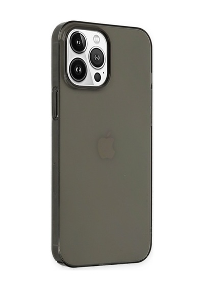 Apple iPhone Uyumlu 14 Pro Kılıf Pc Sert Şeffaf Kapak - Siyah Bzsxx00 1