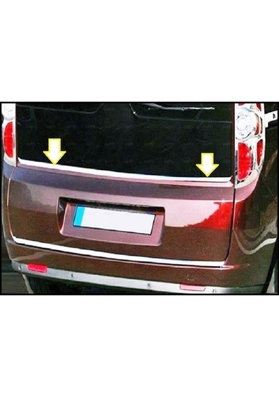 Fiat Doblo 2010-2014 Krom Bagaj Camı Alt Çıtası Süper Ayna