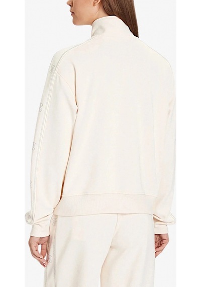 Guess Octavia Kadın Beyaz Aktif Sweatshirt V5bq15kcx22-g1h6 Beyaz