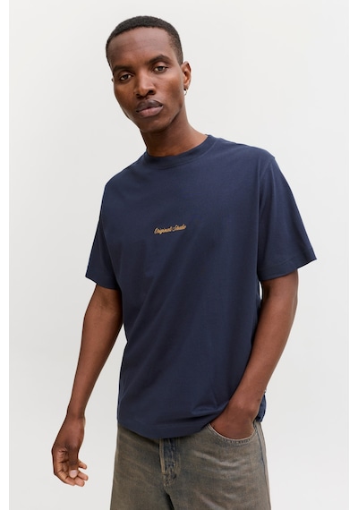 Jack & Jones Erkek T Shirt 12282892 Lacivert