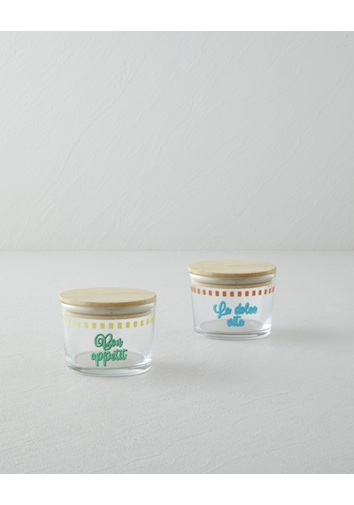 English Home Bon Vita Cam 2'li Baharatlik 220 Ml - 220 Ml Mavi-yeşil Mavi-yeşil