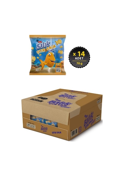 Çıtır Balık Kraker 70 G X 14 Adet