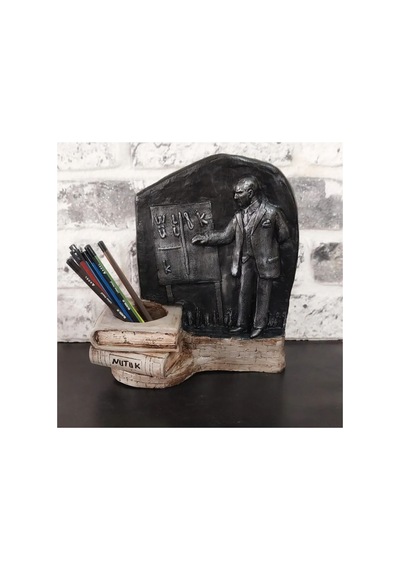 El Yapımı Başöğretmen Atatürk Temalı Kalemlik & Saksı,atatürk Görselli Biblo. Diğer