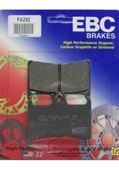 1998-2003 Yamaha Yzf R1 Ön Fren Balatası Ebc Fa252 Balata