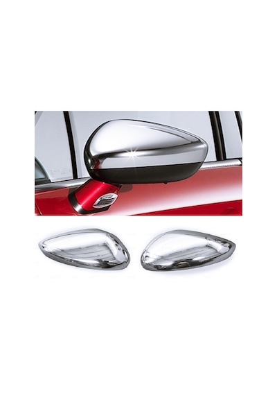 Citroen C5 Krom Ayna Kapağı 2 Prç P.çelik 2008 Ve Üzeri