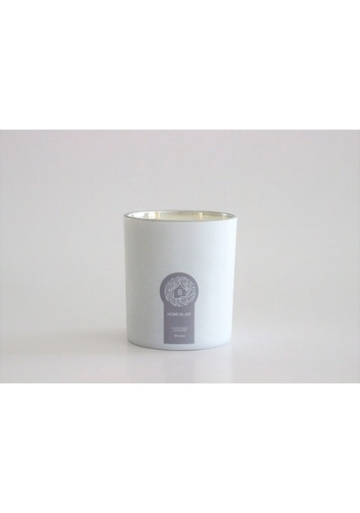 Kokulu Mum 250G Soya Home In Joy Beyaz-Silver Renk 8X9Cm Cam