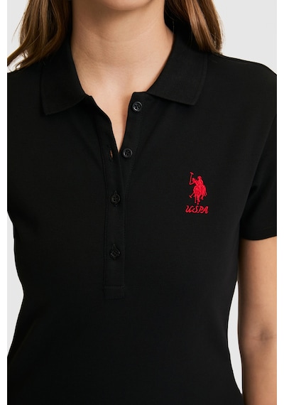 U.S. Polo Assn. U.s. Polo Assn. Kadın Siyah Tişört Basic 50321798-vr046