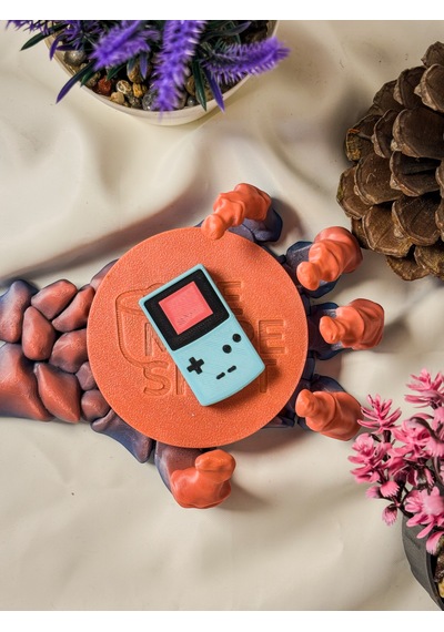 Anahtarlık Nfc Özellikli Kişiselleştirilebilir Mavi Retro Atari