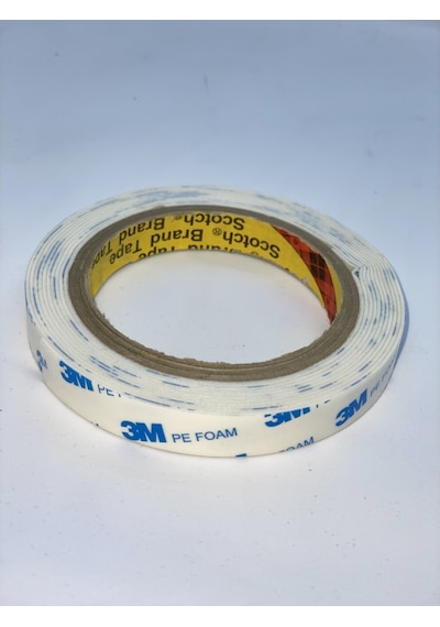3M 9R110W Çift Taraflı Güçlü Köpük Bant 25 MM x 2 M