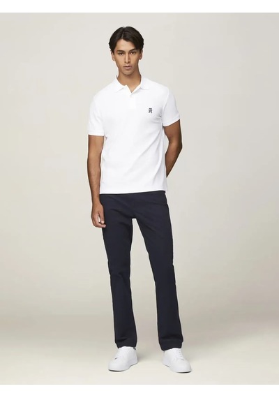Tommy Hilfiger Imd Reg Polo Erkek Beyaz T-shirt - Mw0mw33167