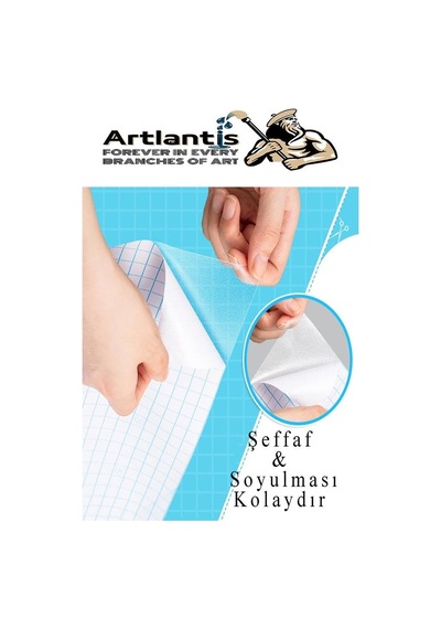 Artlantis Yapışkanlı Şeffaf Asetat 1 Adet 45cm X 10 Metre Djfix Kendinden Yapışkanlı Şeffaf Rulo Asetat Transpar Genel