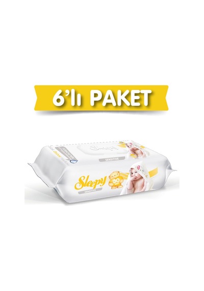 Sensitive Islak Havlu 6x90 Lı