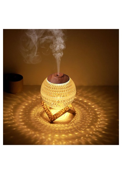 Kristal Küre Mini Usb Nemlendirici & Gece Lambası 7 Renk Led Aromaterapi Difüzörü