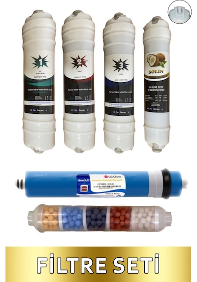 Kapalı Kasa 12 Inç Su Arıtma Cihazı Filtresi 10 Aşamalı Filtre Seti Nsf Onaylı Lg Membranlı Set