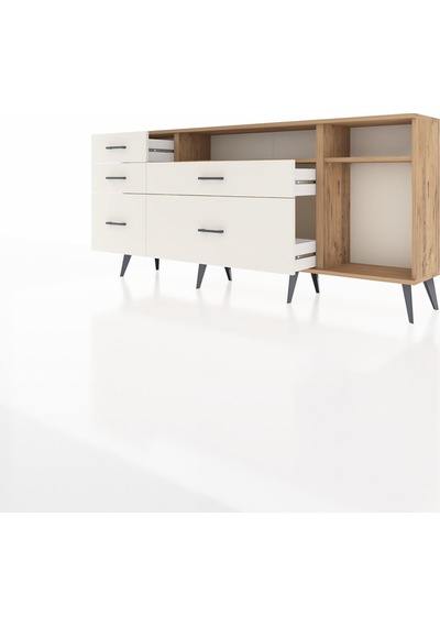 Arges Konsol 2 Raflı 5 Çekmeceli 176x30x83 Çam-çam/aytaşı Çam/aytaşı Arges Konsol 2 Raflı 5 Çekmeceli 176x30x83 Çam-çam/aytaşı Çam/aytaşı