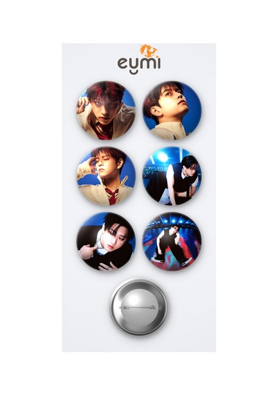 Stray Kids Karma Hooray Versiyonu Seungmin Ve Karma Versiyonu Changbin 6'lı Metal Rozet Seti 58mm İğneli Buton Çanta Yaka Rozeti Çok Renkli