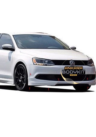 Jetta Mk6 10-14 Ön Tampon Eki - Plastik - Boyasız