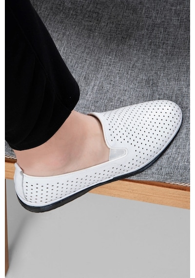 Komba Hakiki Deri Comfort Ortopedik Erkek Günlük Ayakkabı, Baba Ayakkabısı Ortopedik Loafer Ayakkabı