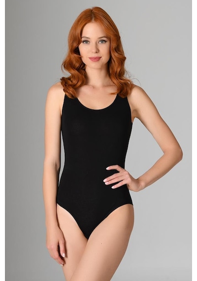 6 Adet Nbb Bayan Geniş Askılı Çıtçıtlı Body 2940 Siyah