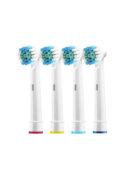Yedek Fırça Başlıkları Oral B Ile Uyumlu 12 Adet Elektrikli Ve Pilli Diş Fırçası Yedek Başlığı Tek E