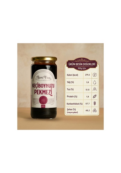 Doğal Keçiboynuzu Pekmezi 600 Gr - Şeker İlavesiz & Geleneksel Üretim - 841872368
