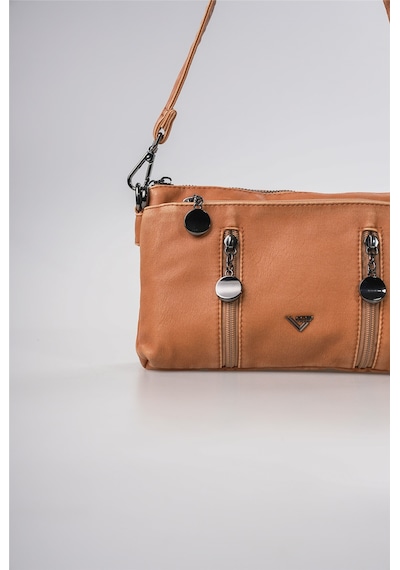 Ççs 18235 Kadın Omuz Askılı Çapraz Çanta Camel
