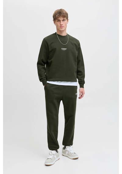 Jack & Jones Erkek Sweat 12278791 Koyu Yeşil Koyu Yeşil