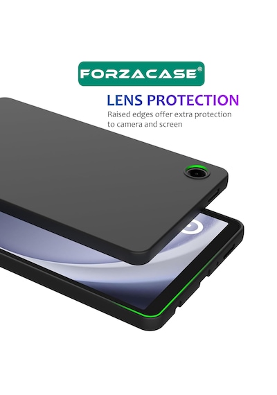 Forzacase Samsung Galaxy Tab A11 8.7 İnch Sm-x130 Tablet İle Uyumlu Silikon Kılıf Siyah - Fc155 Arka Kapak