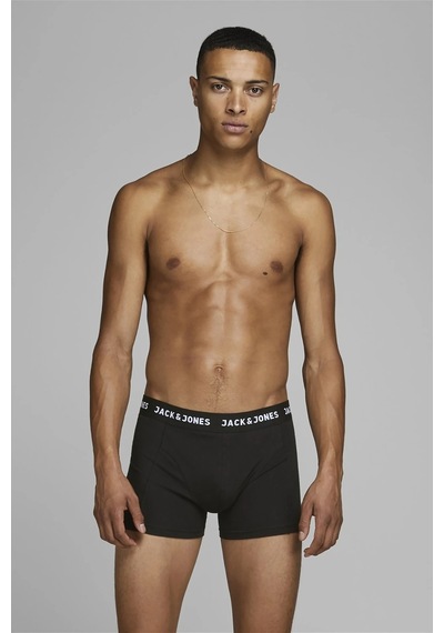 Jack & Jones 12171944 3 lü Erkek  Siyah Boxer