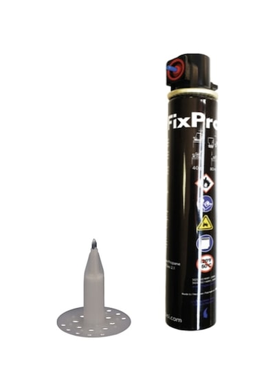 Fixpro 50 Mm Mantolama Dübeli Çivili 1000 Adet// + 1 Adet Gaz Tüpü