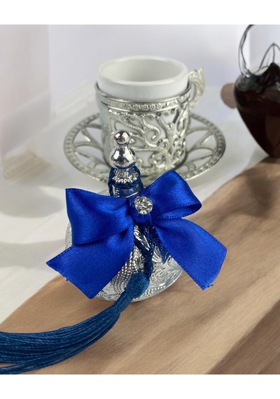 Elm Damat Kahve Fincanı Mavi mavi