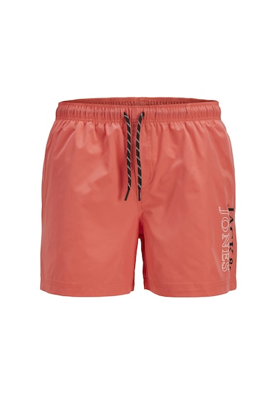 Jack & Jones Jack Jones Yazı Baskılı Erkek Deniz Şortu 12272799 Kırmızı