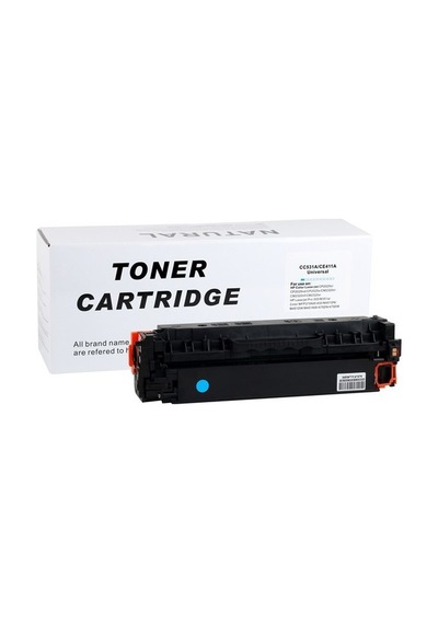 Natural Hp CC531A/CE411A Mavi Toner CP2025 2320 Pro 400 Canon LBP