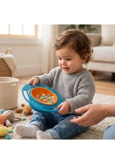 Tr Bebek Ve Çocuklar İçin Vakumlu Mama Tabağı - Bölmeli Ve Kapaklı Beslenme Seti - Kaymaz Tabanlı Silikon Mama K Genel