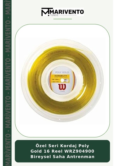 Özel Seri Kordaj Poly Gold 16 Reel Wrz904900 Bireysel Saha Antrenman