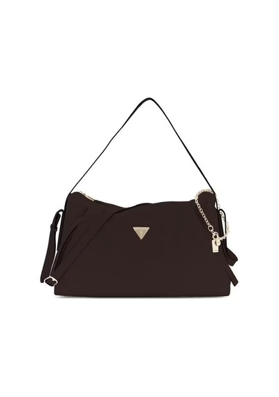 Guess Devon Büyük Boy Kadın Omuz Çantası Hwbg9745180 Kahverengi