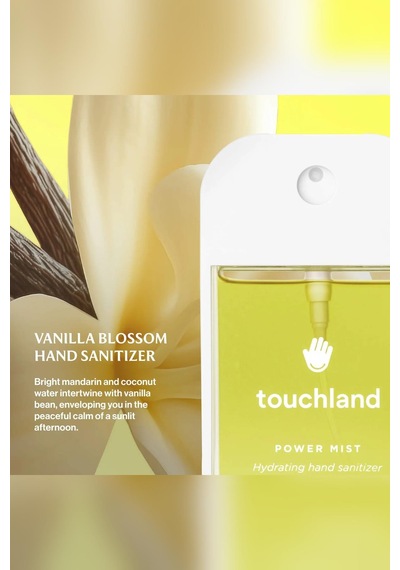 Touchland Vanilla Blossom Nemlendirici Ve Kokulu El Temizleme Spreyi 30ml