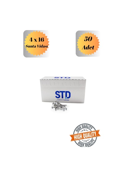 Std 4x16 Sunta Vidası Sivri Uçlu Ahşap Tahta Ağaç Mobilya Ayak Kulp Vidası 50 Adet 50 Adet Std 4x16 Sunta Vidası Sivri Uçlu Ahşap Tahta Ağaç Mobilya Ayak Kulp Vidası 50 Adet 50 Adet