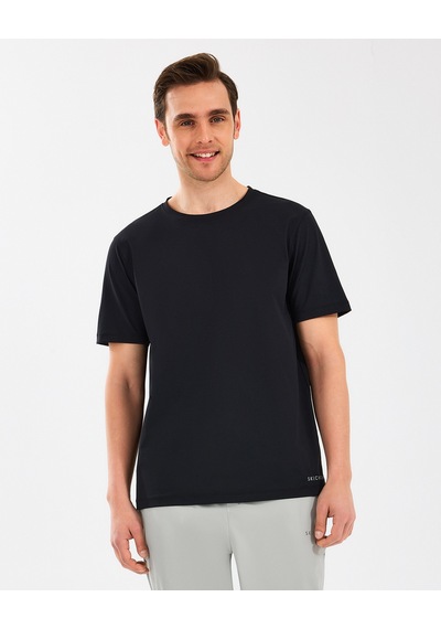 Skechers M Sorona Regular T-shirt Erkek Siyah Tshirt S2510210-001 SIYAH
