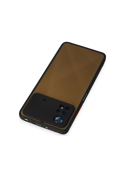 Cosmotex Newface Xiaomi Poco X4 Pro 5g Kılıf Montreal Silikon Kapak - Siyah