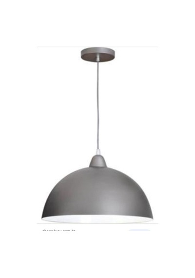 Gri Içi Beyaz Metal Sarkıt Avize 40 Cm En Siyah
